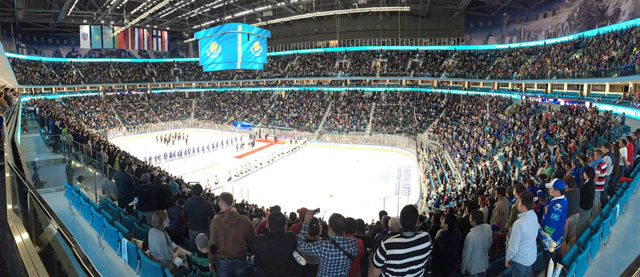 Professional Show for Ice Hockey Arena in Astana, Kazakhstan