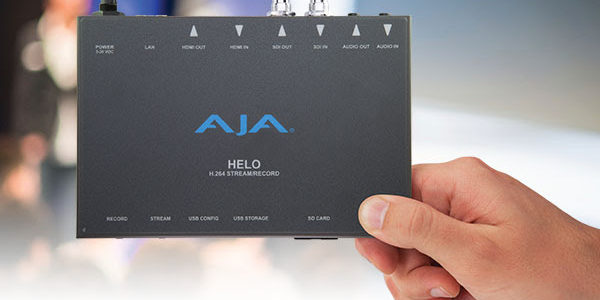 Da AJA è arrivato HELO, streaming e registrazione H.264