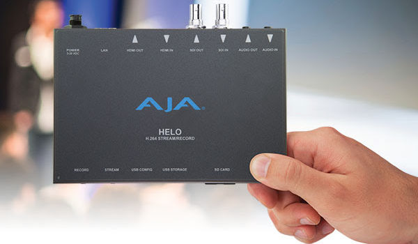 Da AJA è arrivato HELO, streaming e registrazione H.264