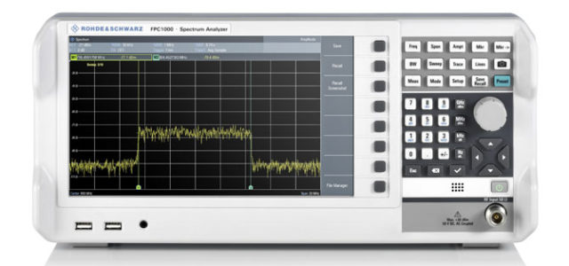 Il nuovo analizzatore di spettro Rohde & Schwarz FPC1000
