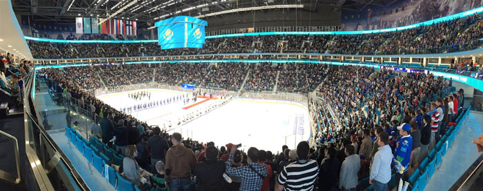Professional Show for Ice Hockey Arena in Astana, Kazakhstan