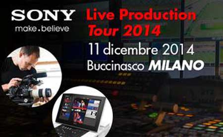 OpenDay Sony Live Production Tour l’11 dicembre 2014