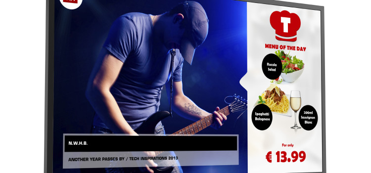 La serie Toshiba Pro-Signage II, attiva 24 ore al giorno