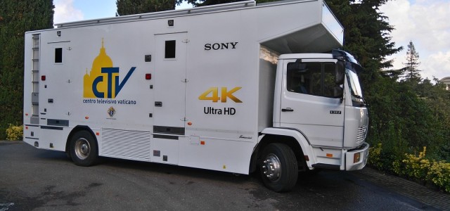 L’apertura della Porta Santa per il giubileo straordinario sarà ripresa con tecnologia Sony 4K Ultra HD e HDR