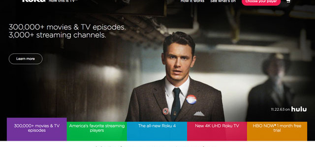 Le prime 3 Tv italiane sulla Tv via cavo Roku in Usa Canada Messico