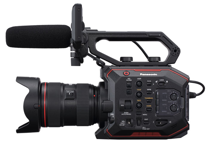 Prezzo e specifiche tecniche della telecamera da cinema compatta AU-EVA1 Panasonic