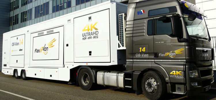 Il FlexIP van, OB-van14 di DBW e Betamedia