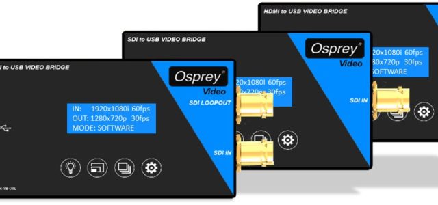 Osprey Video dispositivi USB Video Bridge: l’acquisizione video qualità broadcast USB 3.0