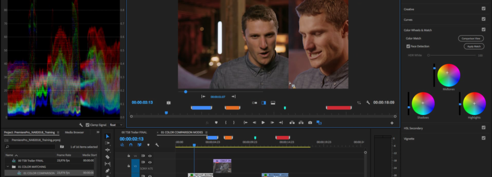 Colori uniformi con Adobe Premiere CC