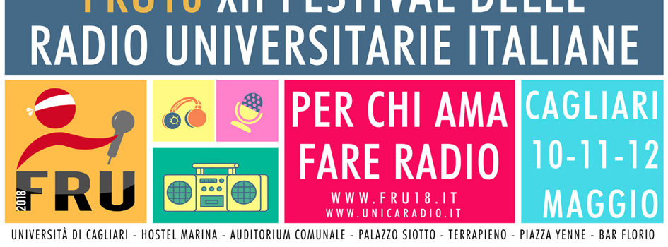 FRU18 – Festival delle radio universitarie italiane a Cagliari