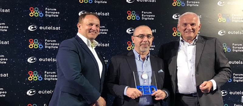 Forum Europeo Digitale Awards 2018: Sat.tv di Eutelsat vince nella categoria Hybrid come applicazione ‘most-friendly’