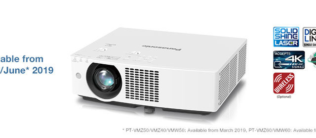 Panasonic proiettori laser portatili da 6000 Lumen.