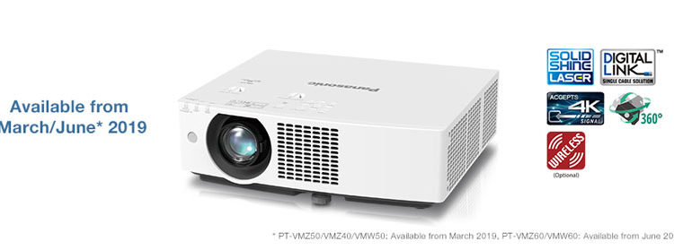 Panasonic proiettori laser portatili da 6000 Lumen.