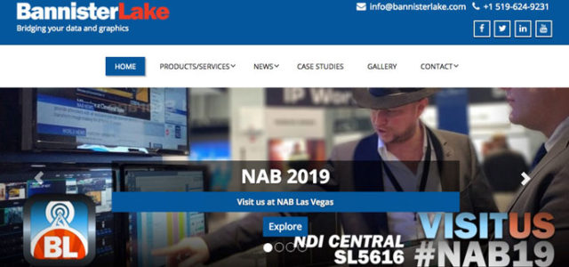 Bannister Lake la 2019 NAB Show Broadcast Engineering e Information Technology Conference (BEITC)