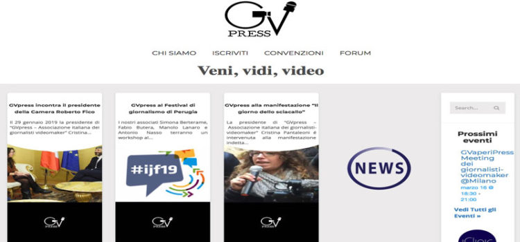 Con GVpress cresce la figura del videogiornalista