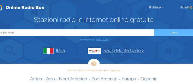 Le radio del mondo a portata di click