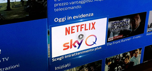 Sky e Netflix insieme su Sky Q