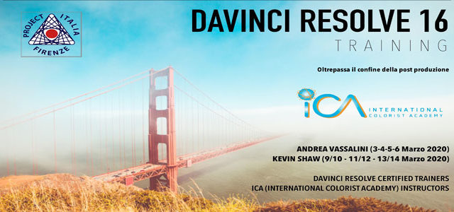 A Firenze le Masterclass dell’International Colorist Academy in marzo