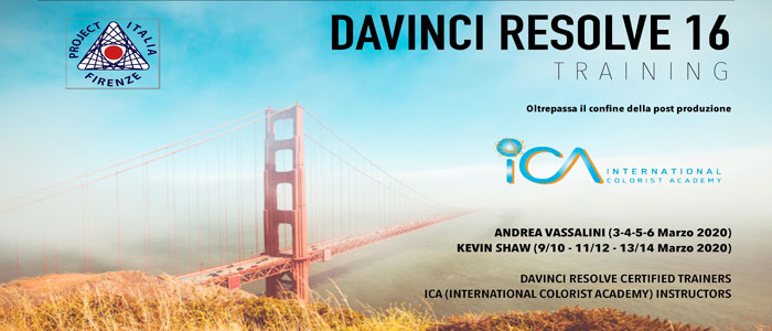 A Firenze le Masterclass dell’International Colorist Academy in marzo