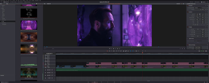 La serie di fantascienza tedesca Spides in post-produzione con DaVinci Resolve Studio