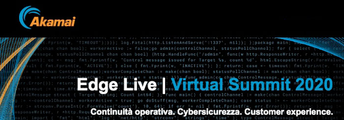 Akamai: Edge Live, Virtual Summit 2020