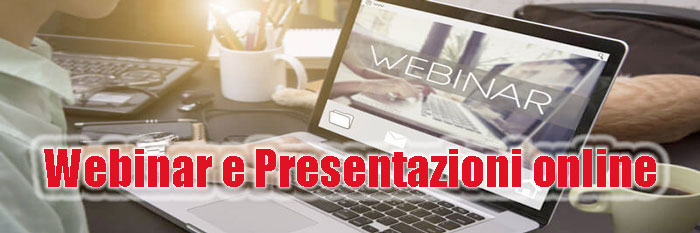 Nuova sezione di MonitoR dedicata ai WEBINAR