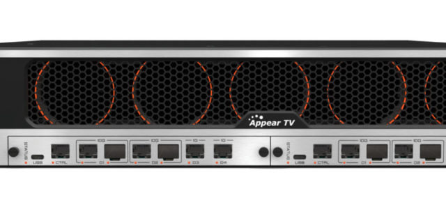 Appear tv: la piattaforma encoder X consuma 35 W per codificare un canale 4K live su HEVC