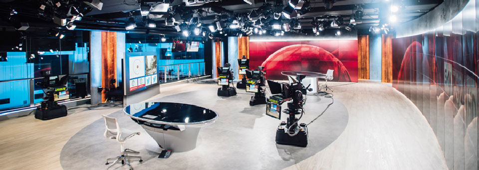 Il nuovo studio di Sky TG24 | MonitoR